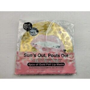 SFGLOW Sun's Out Pout's Out Lip Masks Set of 4 Pcs - New